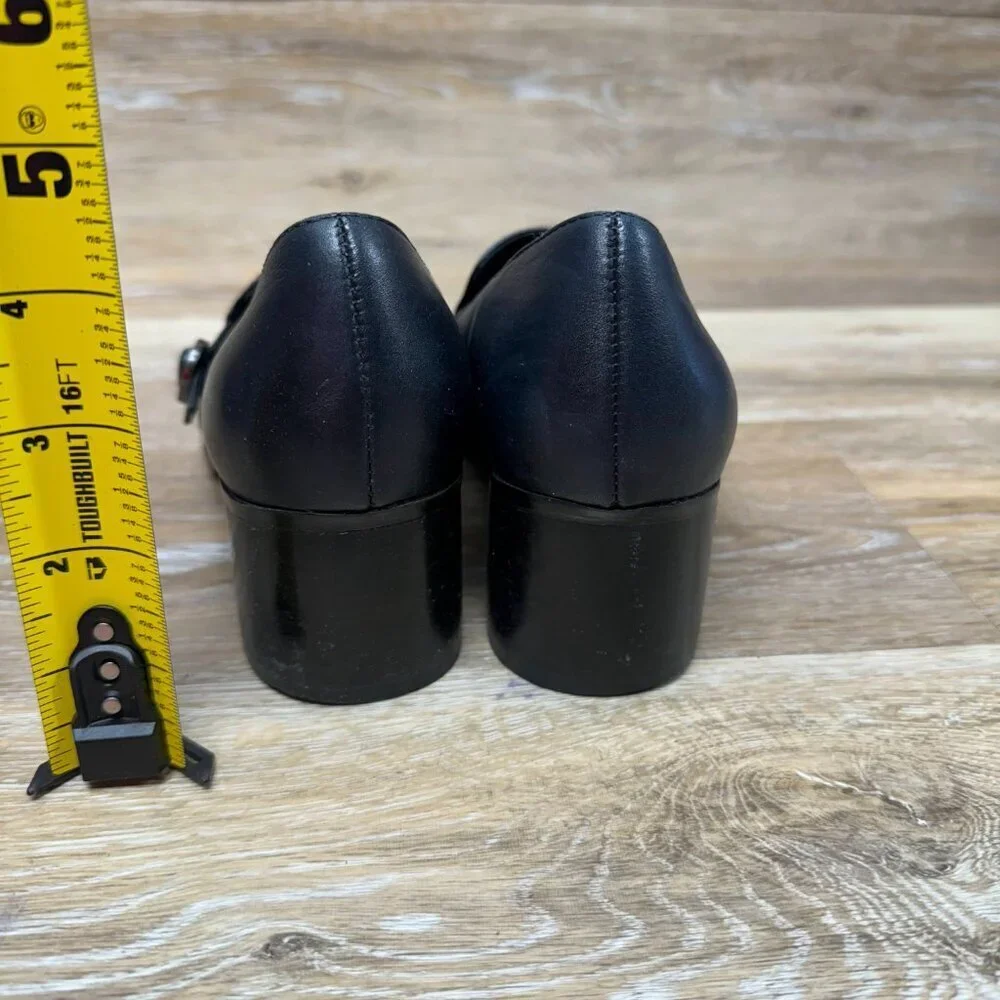 Liz Claiborne Liz Flex Conform Navy Blue Block Heel Shoe Women's Size 7